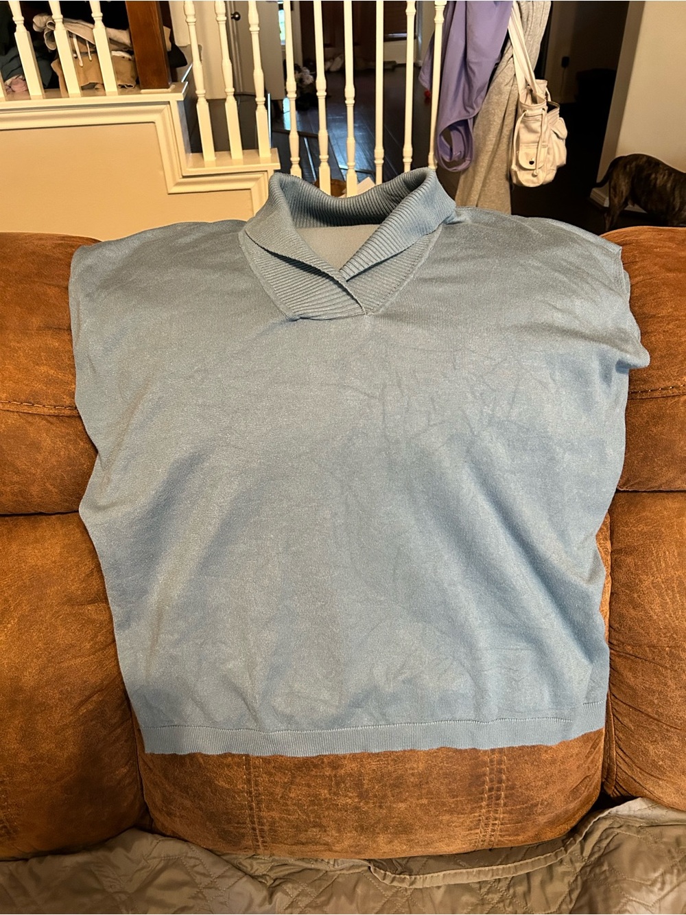 Amazon Women’s Light Blue Pullover Sweater